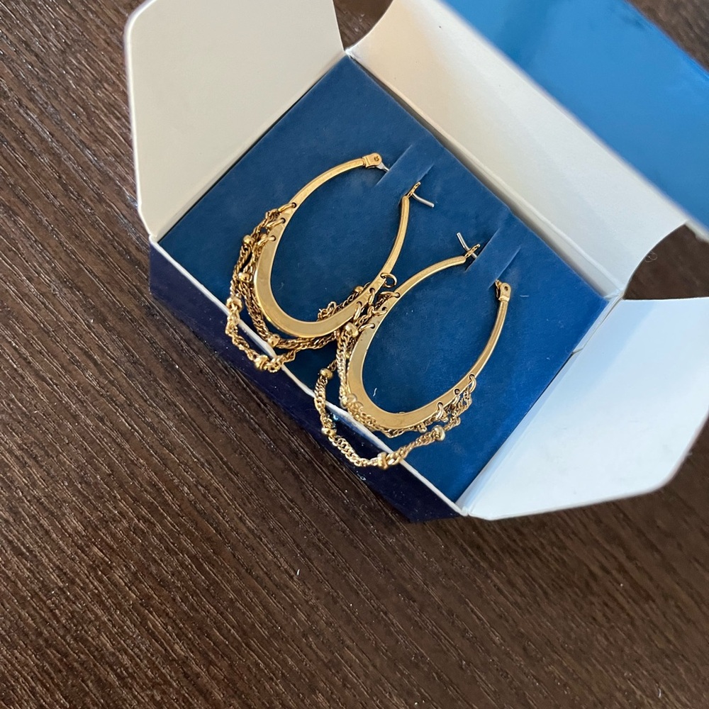 Elegant Gold Hoop Earrings